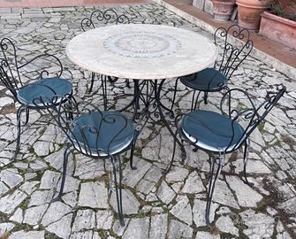 Tavolo in ferro battuto