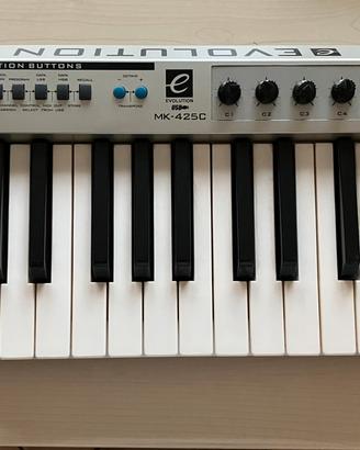 Tastiera Controller MIDI USB Evolution MK-425C