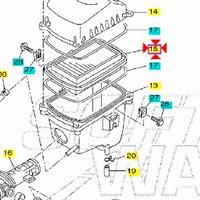 Filtro aria Yamaha MT125 3C1E44500000