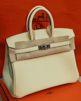 borsa Hermès Birkin 25 Jaune Swift nuova 11/2025