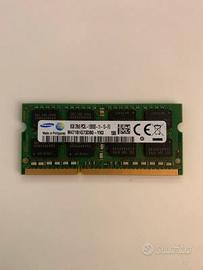 Ram Samsung 8gb DDR 3 sodimm 1600mhz