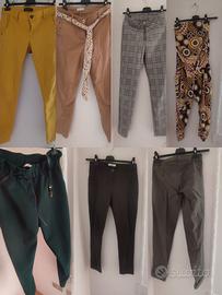 pantaloni donna, lotto intero di n.7articoli