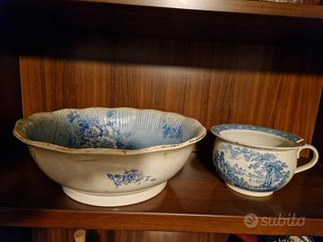 Catino ceramica S.F. & Co ENGLAND vaso notte ‘800