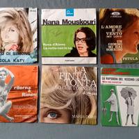 Dischi da 45 giri ,10 vinili, vari generi musicali