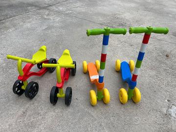 monopattino e bici a 4 ruote