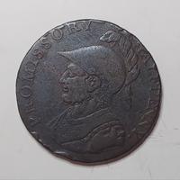 Regno Unito, Hampshire mezzo penny, 1794, moneta