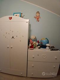 armadio e cassettiera 