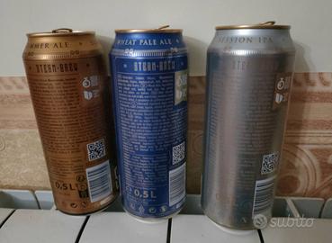 lattine di birra 