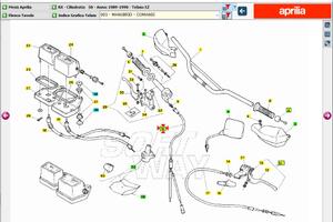 Cavo trasmissione Gas Aprilia Tuareg Rally 50 AP82