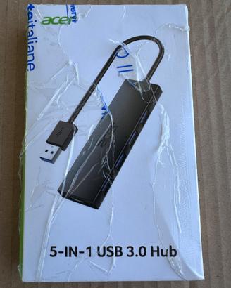 Hub USB 3.0 Acer 5-in-1 - Nuovo