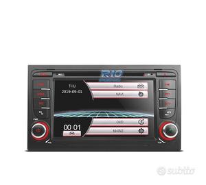 NAVIGATORE RADIO 7" PER AUDI A4 B6 B7 00-07 USB G
