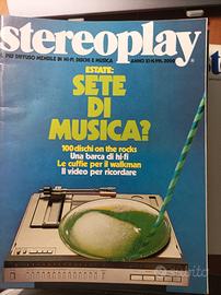 rivista STEREOPLAY numero 99 luglio agosto  1982