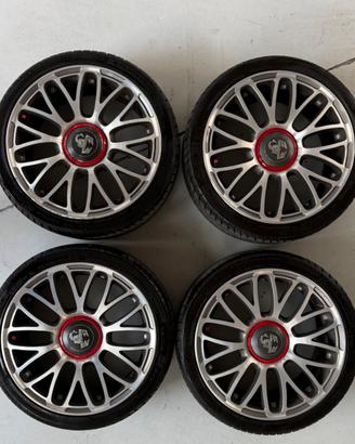 Set cerchi e gomme 17 + scarico 500 Abarth LEGGERE