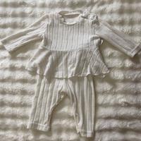 Completo bianco per neonata – elegante e delicato