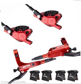  Freni a disco idraulici 4 pistoni nuovi