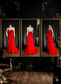 Abito Rosso Cerimonia LightInTheBox - Taglia L / 4