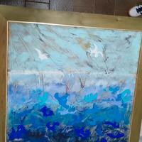 quadro realizzato in seta