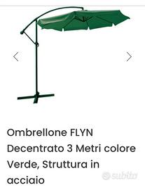 Ombrellone da giardino colore verde