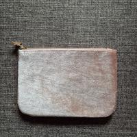 Pochette in velluto rosa chiaro