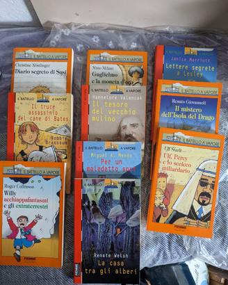 [VINTAGE] Lotto 10 Libri "Il Battello a Vapore" –