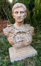busto in pietra "Ottaviano Augusto"