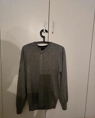 Maglione Cashmere grigio taglia L