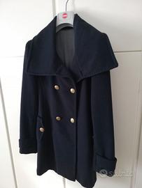 Cappotto con collo a scialle da donna