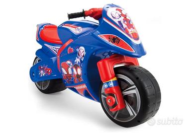 Moto cavalcabile per bambini Spiderman
