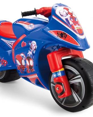 Moto cavalcabile per bambini Spiderman