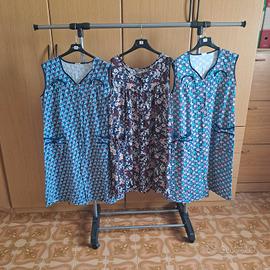 Vestiti donna Estivi smanicati con bottoni.