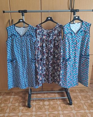 Vestiti donna Estivi smanicati con bottoni.