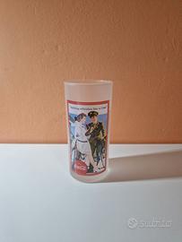 Bicchiere Coca-Cola Vintage illustrazione anni 40