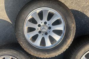 4 CERCHI E GOMME MERCEDES CLASSE A