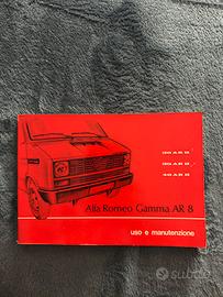 Manuale Originale Alfa Romeo AR8 +Schema Elettrico