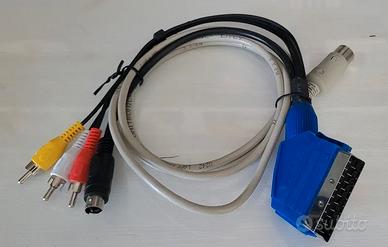 Cavo Scart/RCA Video composito/S-Video C64/128/16