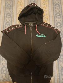 Felpa con cappuccio Diadora bambina