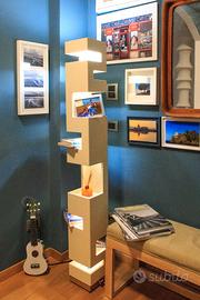 Libreria e Lampada di design