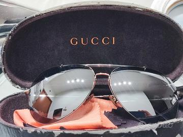 Occhiali da sole Gucci a specchio uomo
