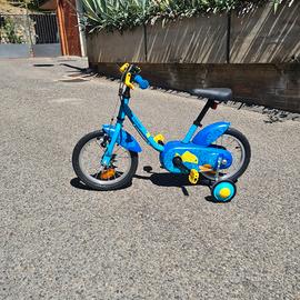Bici Btwin blu  bimbo 3-5  anni