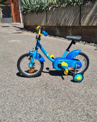 Bici Btwin blu  bimbo 3-5  anni