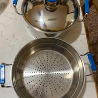 Pentola con coperchio e scolapasta Thermic.al