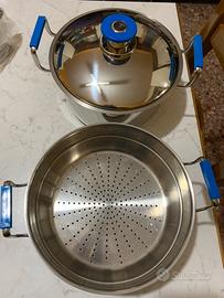 Pentola con coperchio e scolapasta Thermic.al