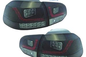 FANALI VOLKSWAGEN VW GOLF 6 08-12 A LED FONDO NERO