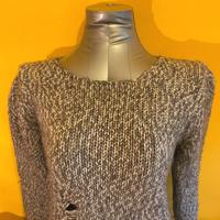 maglione moda  unisex JDC grigio 