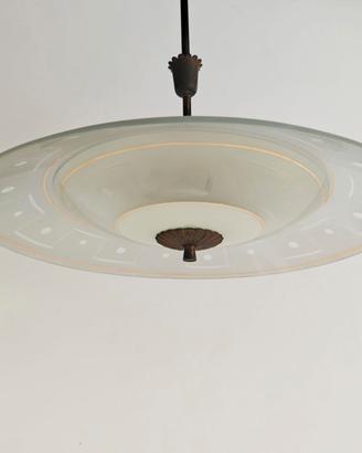 Lampadario attr. Fontana Arte design vintage '50