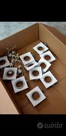 Faretti cartongesso bianchi