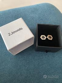 Gemelli in acciaio 2jewels hexagon 271012