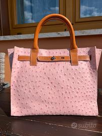 Borsa Tosca Blu oroginalrosa cipria in vera pelle