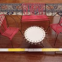 Salottino per bambole in stile vintage