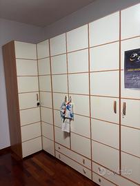 Armadio angolare per cameretta